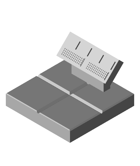 Computer Desk 3d model