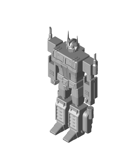 Optimus Prime (G1) by ChelsCCT (ChelseyCreatesThings) full viewable 3d model