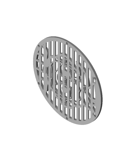 3D Printing nerd logo Speaker cover #3DPNSpeakerCover by igor.marcusse2005 full viewable 3d model