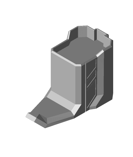 Nerf Battery Stock Demolisher and Stryfe 3d model
