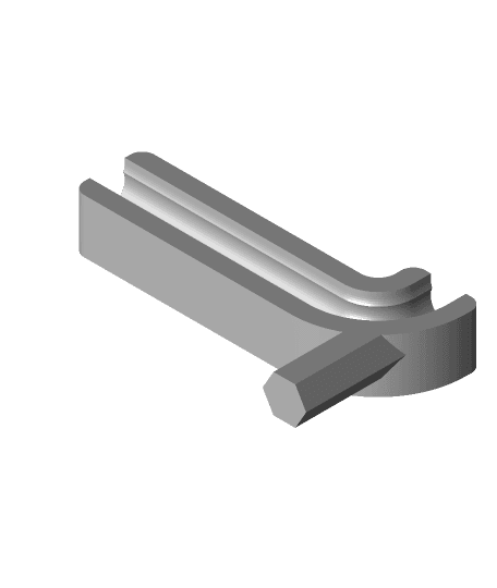 Hand Crank Drill Adapter for IKEA SKARSTA 3d model