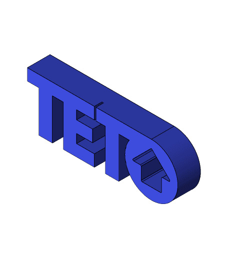 TETO Logo 3d model
