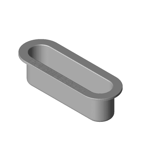 Maçaneta porta troller, peça de reposição 3d model