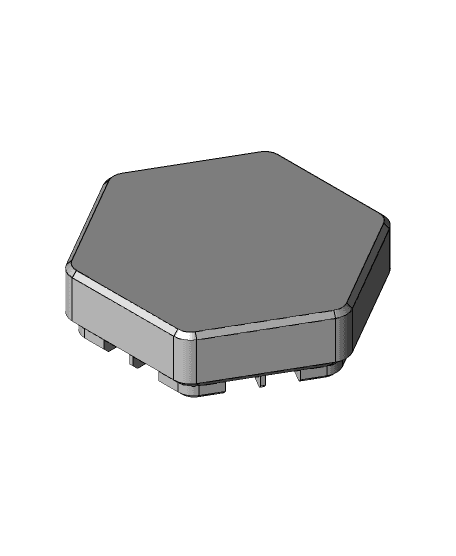 Hextraction: FreeCAD Tile Template 3d model