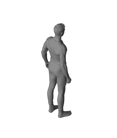 Male model（scanned by Revopoint Range） 3d model