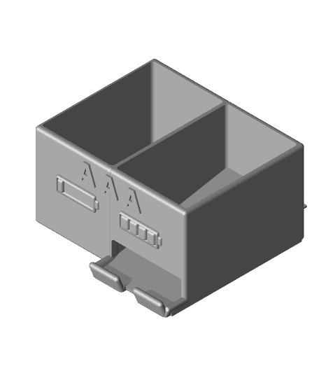 Rechargable Battery Dispenser 3d model