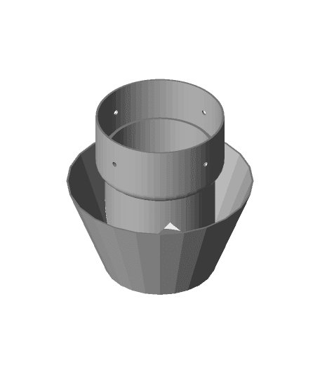 Roof Pipe Vent Cap for Roof Vent / Inactive Flue 3d model