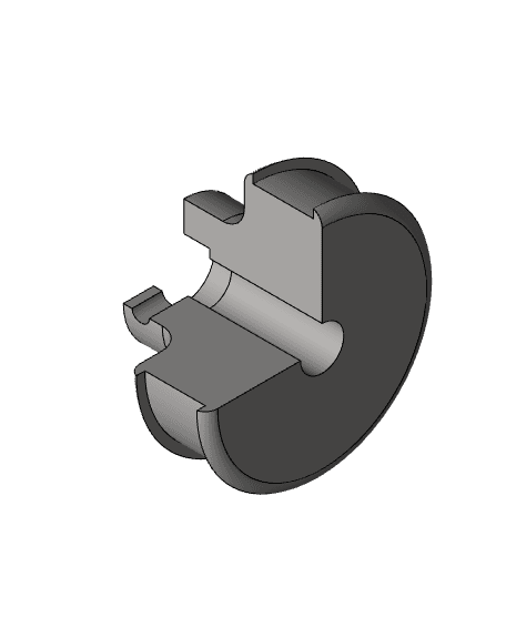 Sectional #6C- Pulley (half section).ipt 3d model