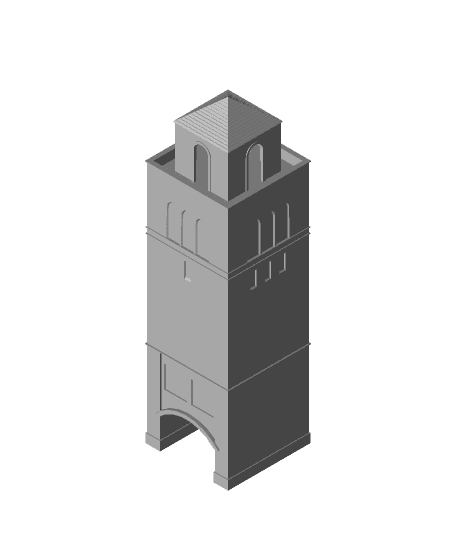 International Harvester factory tower - Fort Wayne Indiana 3d model