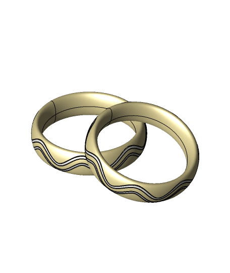 wedding bangles v2.iges 3d model