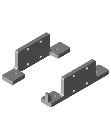Ender 3 Pro Y-Axis Linear Rail Adapters 3d model