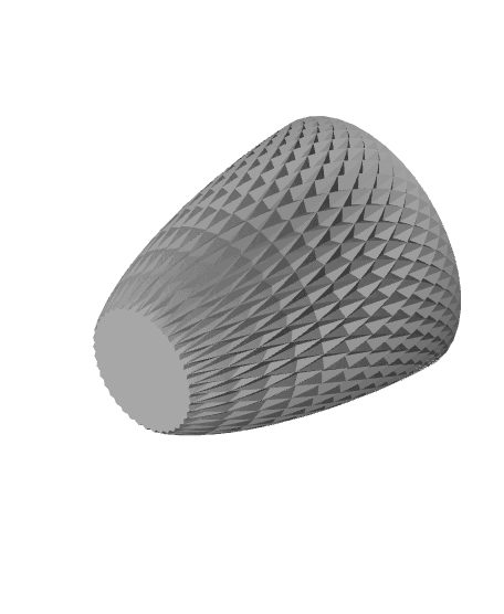 Stylish Tetrahedron Vase V2 3d model