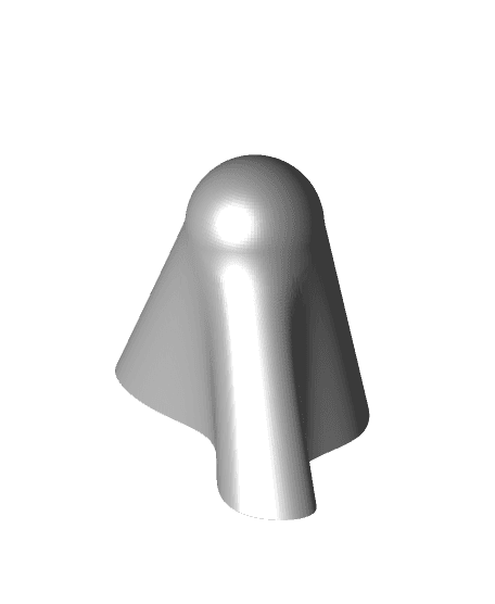 Flat ghost 3d model