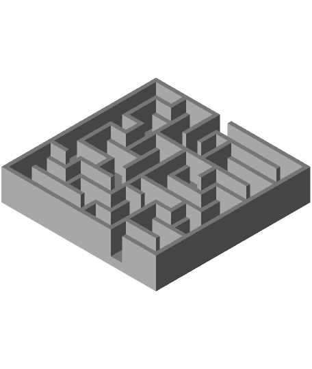 10x10 Maze 3d model
