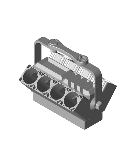 V8 ENGINE CAN COOLER **NOW WITH 8 CYL** EASY TO PRINT AND USE 3d model