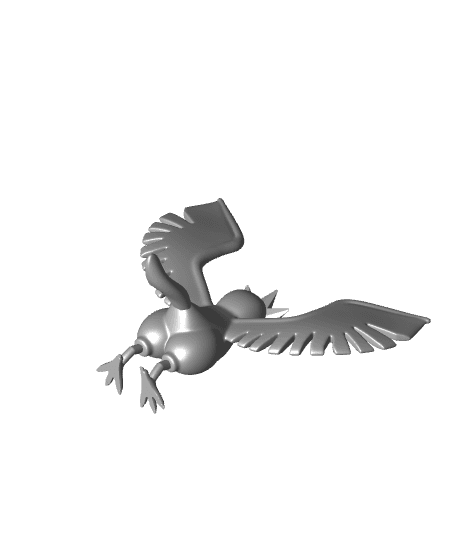 Articuno Pokemon - Multipart 3d model