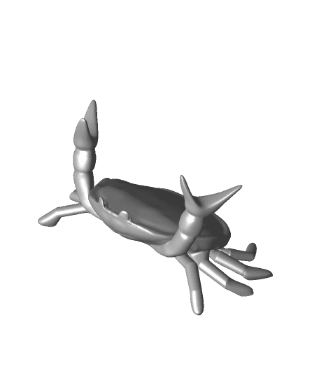 crab pen holder 3d model