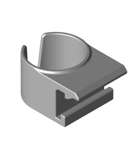 Alumacraft Alumatrac compatible cup, rod, mounts by ericnistler full viewable 3d model