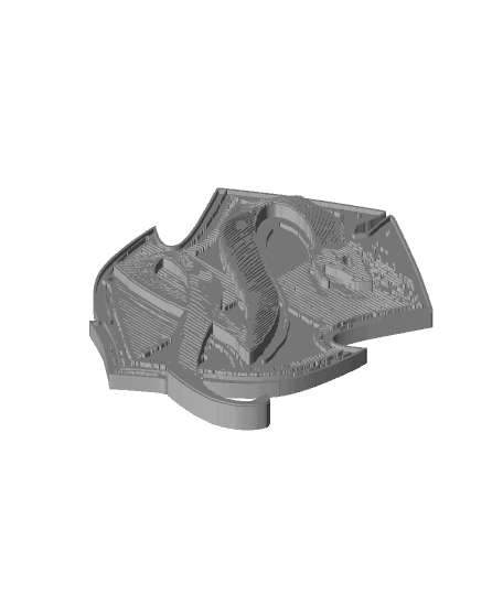 Slytherin House Shield 3d model