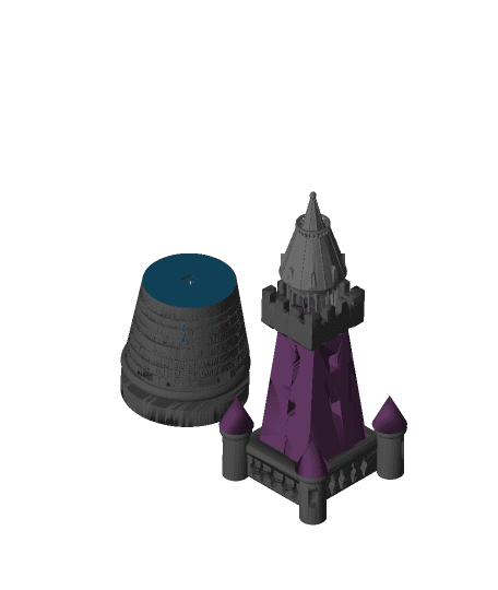 tower chess by mrcsaurelio30 full viewable 3d model