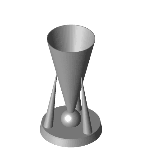 VASE tall funnel 3 funnel v4.stl 3d model