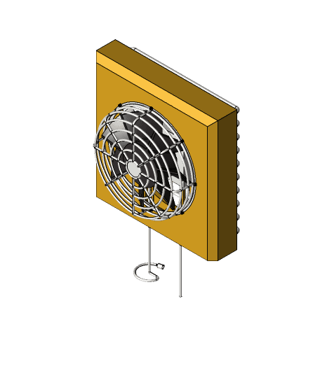 Simple Blower Fan 3d model