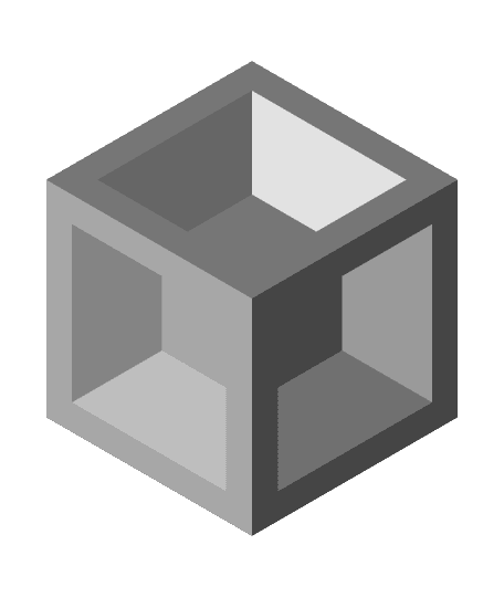 Tesseract.stl by Matthew M. full viewable 3d model