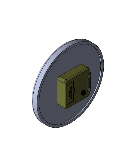 Clock Assembly / Ensamblaje de relog 3d model