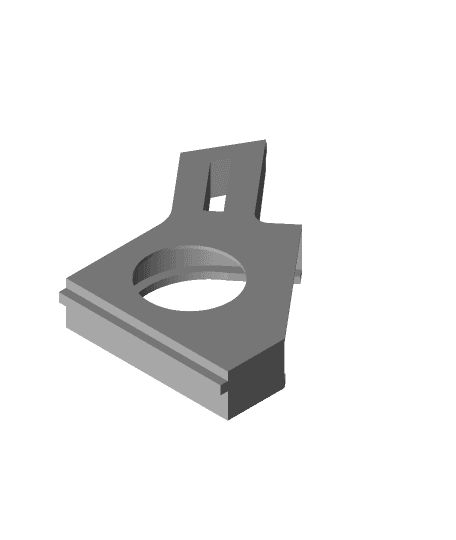 PCI fan mount for Kossel printer 3d model
