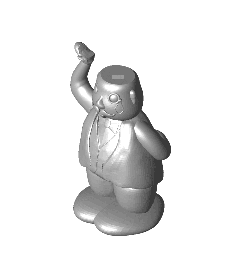 AMBROGIO - DESIGN TABLE BUTLER SUPPORTLESS 3d model