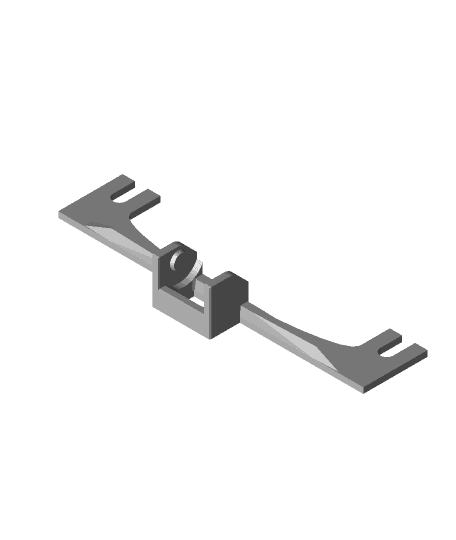 Monoprice Select Mini V2 Bed Cable Mount by RaySorian full viewable 3d model