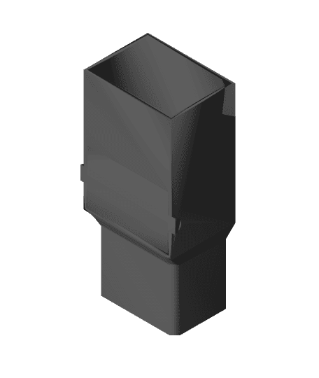 Gutter Downspout Filter Attachment 3d model