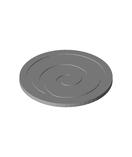 Naruto Hidden Whirlpool Coaster 3d model