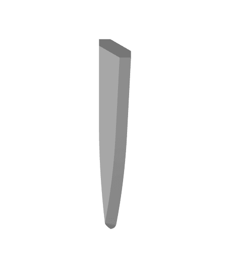 Simple dagger - Based on ciri - Print in place 3d model