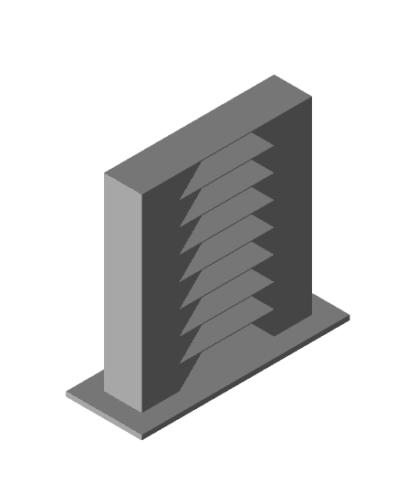 Simple as Posible Temperature Calibration Tower 3d model