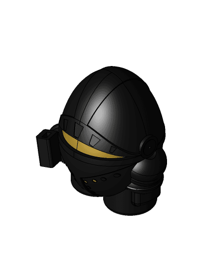 knight egg holder 3d model