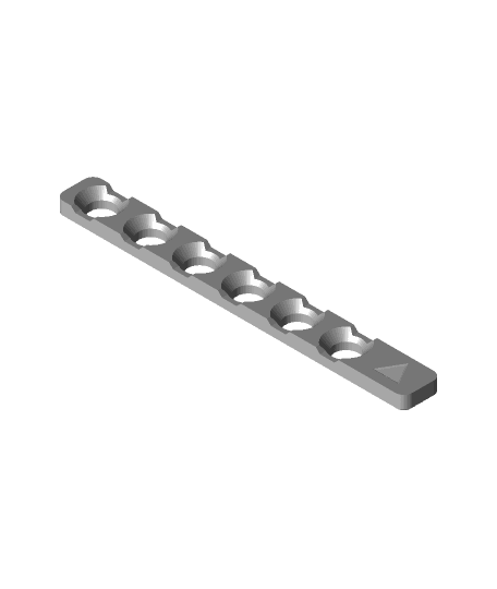 Rollup Dice Box - External Trays 3d model