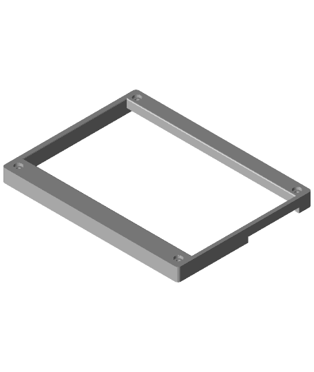 Housing for 7 inches display 3d model