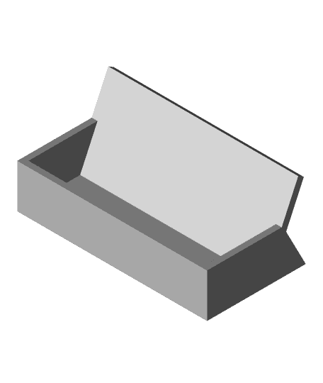 card holder.stl by dominickashat82 full viewable 3d model