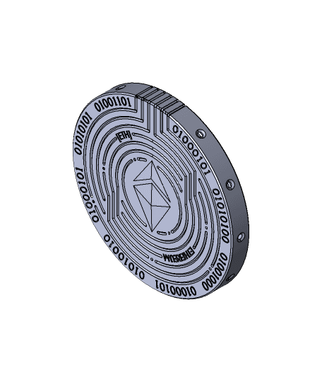 Ethereum Coin 3d model