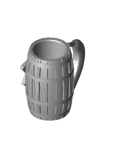 Remix of Blank Can Cup RETURNS! donkey kong banana barrell 3d model