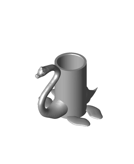 Remix of Blank Can Cup, Nessie! 3d model