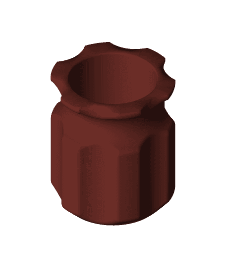 Stubby Screwdriver Handle 12oz Can Cup 3d model