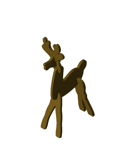 Reindeer Puzzle 3d model