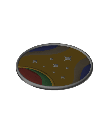 Starfield Constellation Coaster 3d model