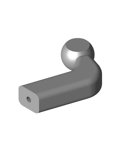 Automotive Mount (17mm ball) by dtylerb full viewable 3d model