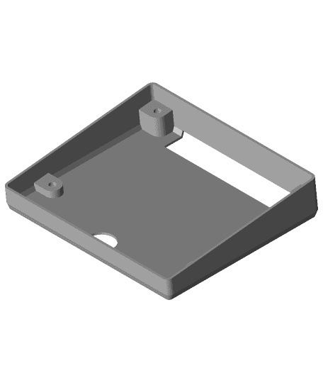 Ender-3_Display_Cover_factory_srews_with_bell_closed_3connectors.STL 3d model