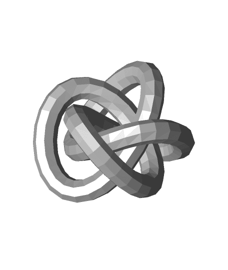 Torus Knot 3.stl by OoglyBoogly full viewable 3d model