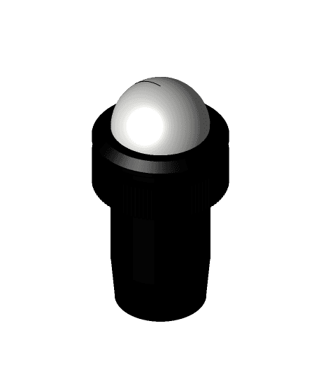1w Oznium LED Light Bolt with Lens 3d model