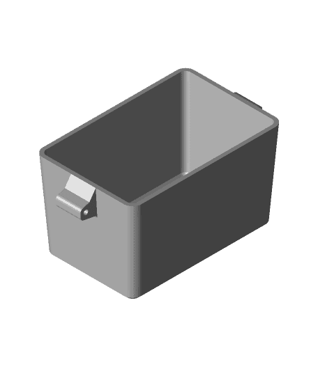 Cache-branded mini ammo can 3d model